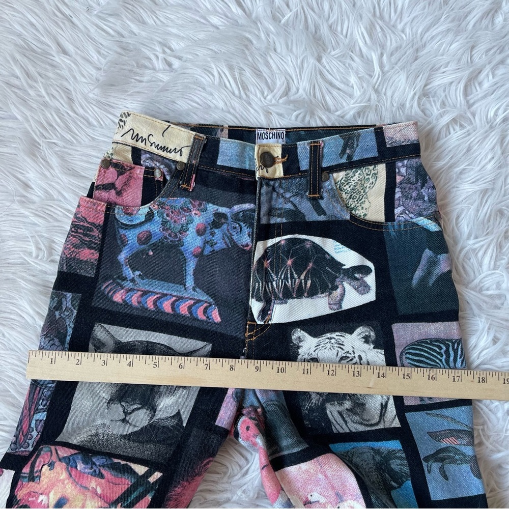 MOSCHINO Jeans Animal Print Pants “Rare” - Picture 11 of 15